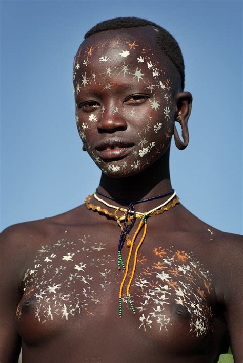 naked native girls|The Surma Tribe, Ethiopia